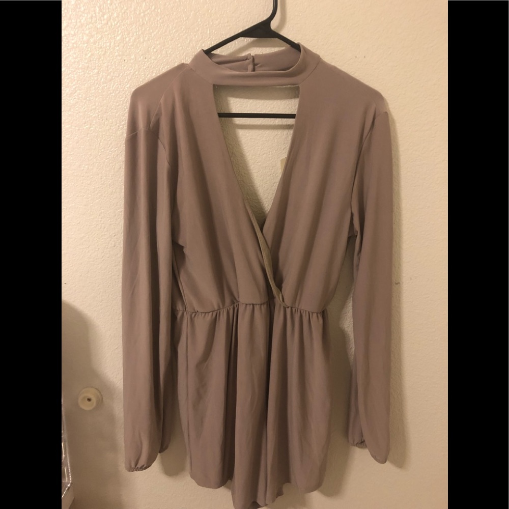 Long sleeve romper